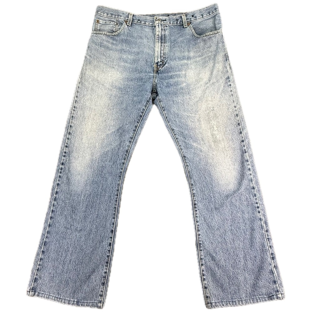 Levi's 517‎ Jeans Mens 40x34 Light Wash Blue Bootcut Denim Pants